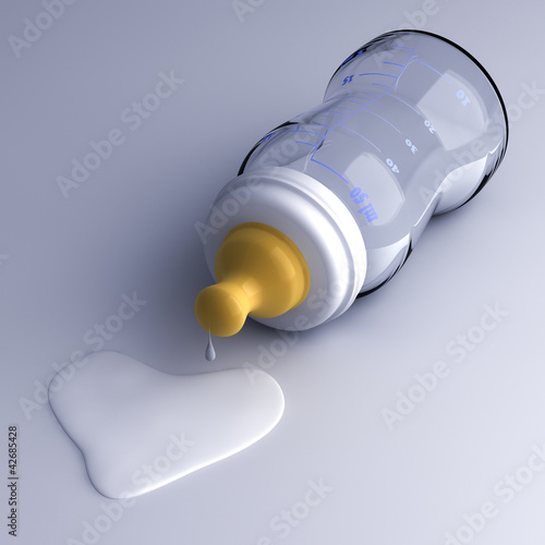 Illustration: baby bottle baby bottle