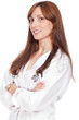 female doctor standing with arms crossed