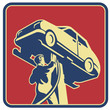 Mechanic Technician Car Repair Retro