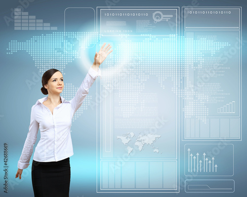 Photo: Virtual technology in business Virtual technology in business