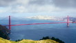 Golden Gate bridge and San Francisco, time lapse