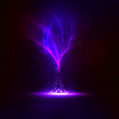 Creative dynamic, magic fire Illustrations.