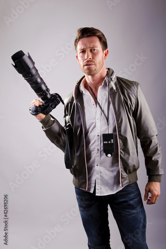 Photo: photographer in the studio photographer in the studio