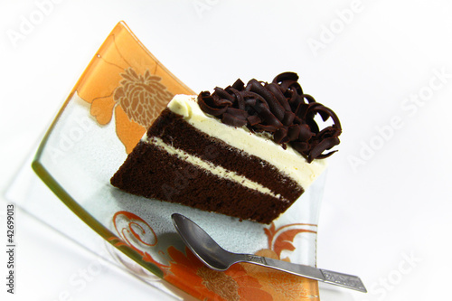 Photo: three types of chocolate cake three types of chocolate cake