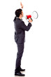 Photo: Businessman with a megaphone Businessman with a megaphone