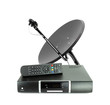 Set of receive box remote and dish antenna