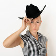 Foto: hübsches Cowgirl hübsches Cowgirl
