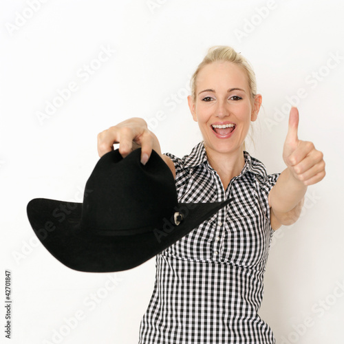 Photo: hübsches Cowgirl hübsches Cowgirl