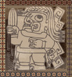 Grunge inca icon. Vector illustration