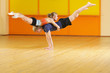 Couple training in gym