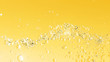 Goldene Blasen in Gelb
