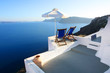 Santorin - Terrasse 