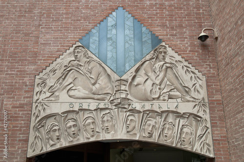 Foto: Palau de la Música Catalana, Barcelona, Spanien Palau de la Música Catalana, Barcelona, Spanien