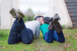 Pareja joven de enamorados