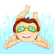 Kid in Swimming Pool
