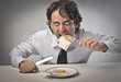 Greedy businessman
