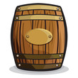 old barrel (wooden barrel)