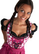 Wunderhübsche Frau im Dirndl / Bayerische Trachten