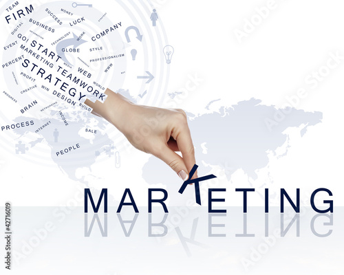 Foto: Business concept with words Business concept with words