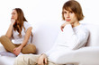 Young couple in conflict