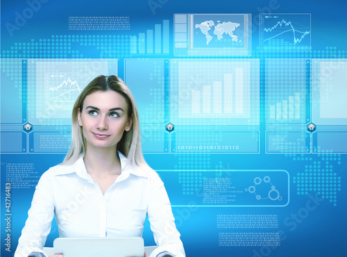Photo: Virtual technology in business Virtual technology in business