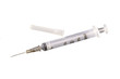 syringe isolated on white
