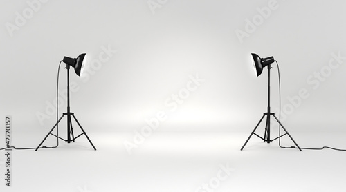 Illustration: 3d studio set 3d studio set