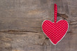 Ein Herz der Liebe gepunktet
