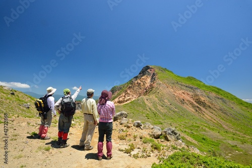 Photo: 夏山を歩く 夏山を歩く