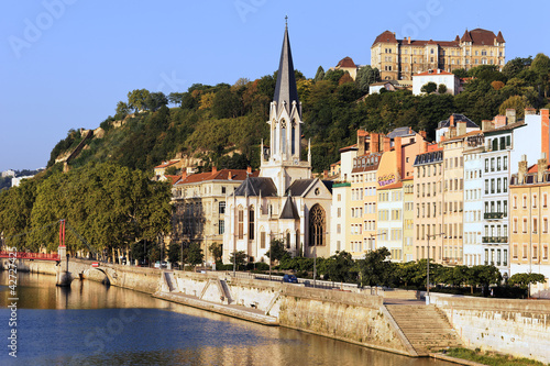 Foto: part of the city of Lyon part of the city of Lyon