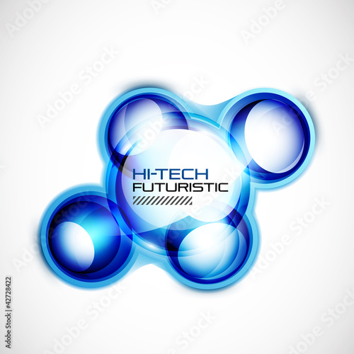 Vector: Abstract glass shapes Abstract glass shapes