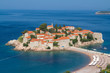 Sveti Stefan, island resort, Montenegro, morning light