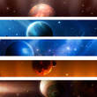 Space Planet  Banners