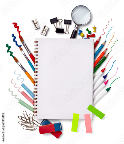 Foto: school education supplies items school education supplies items