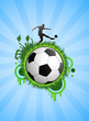 Fußball Hintergrund, abstrakt