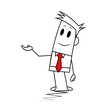 Square guy show something.