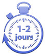 Délais : 1 à 2 jours - Bleu