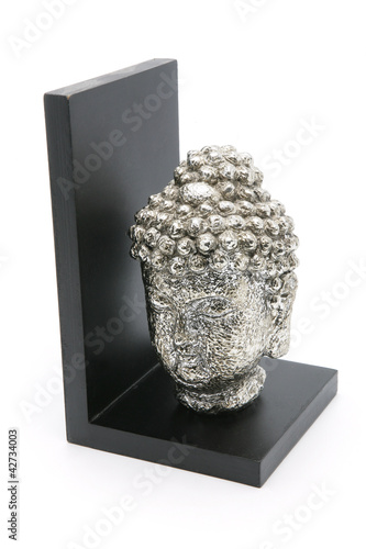 Photo: Silver buddha head Silver buddha head