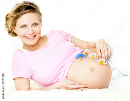 Photo: young pregnant woman young pregnant woman