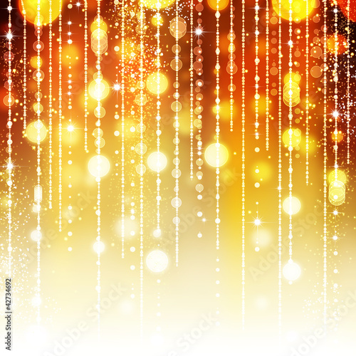 Illustration: Golden Abstract Holiday background Golden Abstract Holiday background