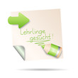 post it - lehrlinge gesucht