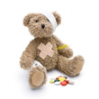 Teddy mit Fieber
