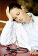Tired doctor