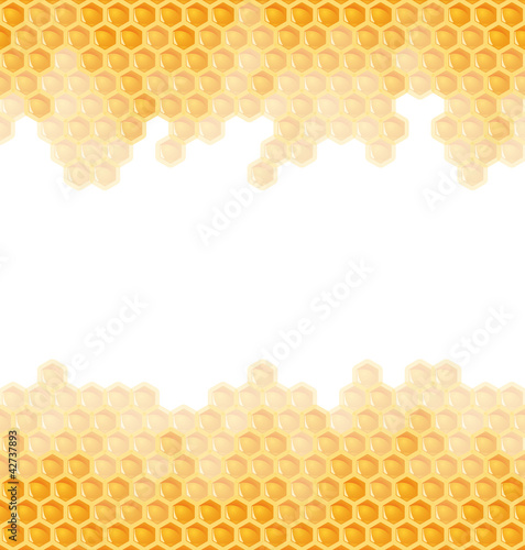 Vector: Bienenwabe Hintergrund - endlos Bienenwabe Hintergrund - endlos