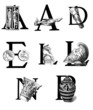 Lettrines ADELNP - subject : Antiquity