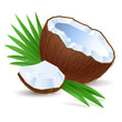 Half a coconut