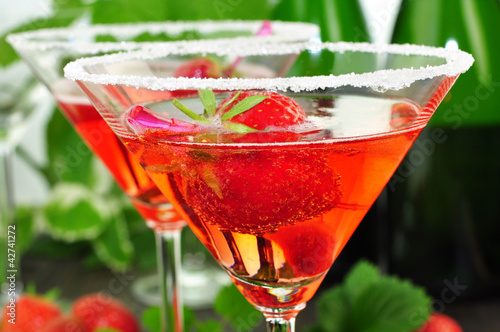 Photo: Cocktail mit Erdbeere Cocktail mit Erdbeere