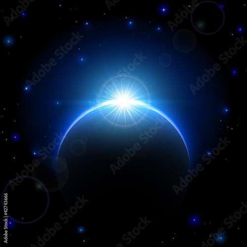 Vector: Space Scene Space Scene