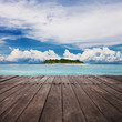 platform beside sea
