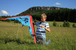 boy made kite